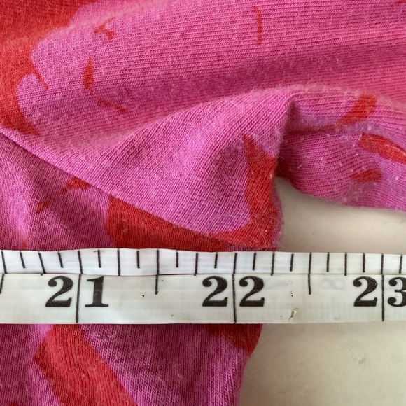 Belle By Kim Gravel Floral Pink Top Long Sleeve Womens Size Large Cotton Blend - Picture 7 of 8